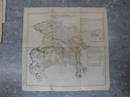 神奈川県管内之図　45×45㎝