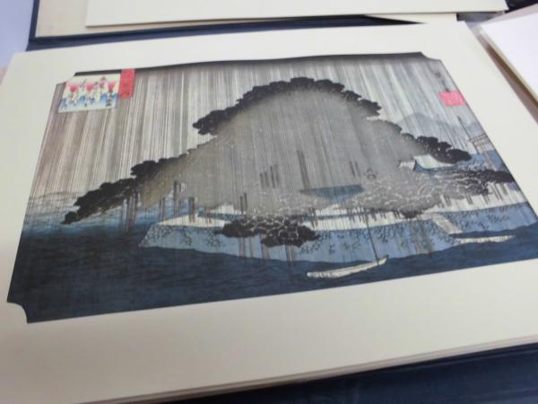 真作】大正期 浮世絵木版画 歌川豊国「南四季夏景」橋口五葉編