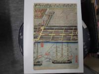 木版画　神奈川横浜港案内図絵　五雲亭貞秀　万延元年7月刊