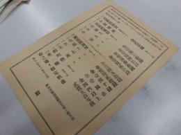 神奈川県酒造組合足柄上郡支部　大正八年　価格取り決め通知