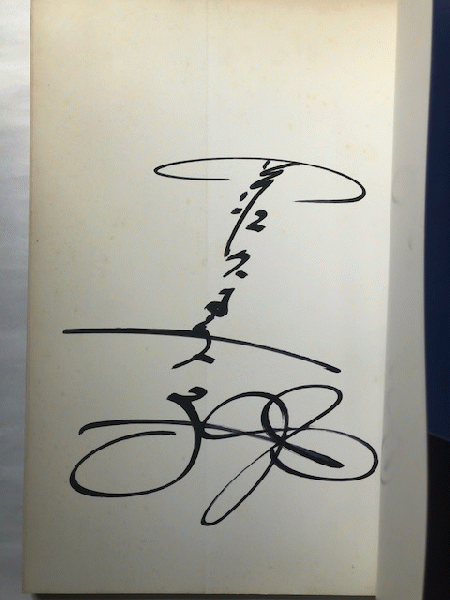 岡江久美子さん 直筆サイン