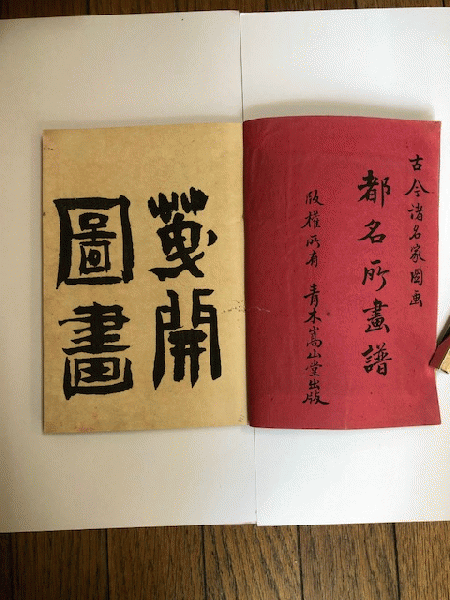 Amazon.co.jp: 都名所画譜 明治27年発行 青木嵩山堂 上下2冊