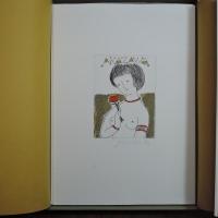 裸婦　横田稔書票集　限定100部の2番　銅版画蔵書票36葉サイン入内33葉筆彩