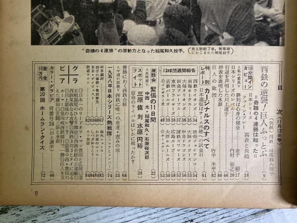 少年 昭和33年11月号 創刊12周年記念特大号
