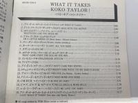 [CD]　Koko Taylor  what it takes ベスト・オブ・ココ・テイラー