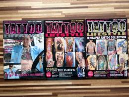 TATTOO LIFESTYLE　[タトゥー・ライフスタイル]　Vol.14・15・16　3冊組