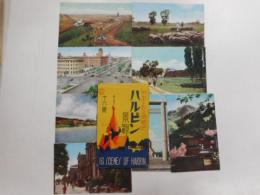 絵葉書　市街を彩る明朗色　八枚袋入