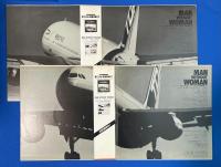LPレコード　MAN WITHOUT WOMAN ヨーロッパ-東京16,000キロ エアバスA300大空輸作戦　<見本盤> 上下・2セット　