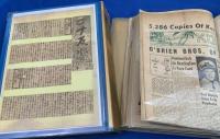 ハワイ移民資料　林三郎創立の『コナ反響　・ハワイ島初の日本語新聞(明治30年創刊）』の、 資料スクラップ・ブック2冊セット