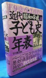 近代子ども史年表　1926-2000　昭和・平成編