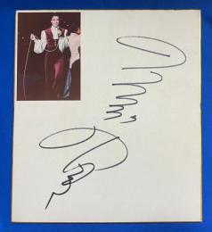 剣幸 　元宝塚歌劇団月組　写真付きサイン色紙