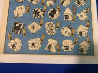 彩色木版画　『纏づくし』