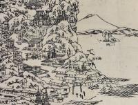 江嶋一望図・木版摺り(1枚）、江之島大神・木版御札(3枚）、合計4点セット