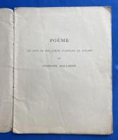 フランス語 「UN COUP DE DES JAMAIS N'ABOLIRA LE HASARD
POÈME」 Quatrième édition