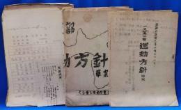 ①全日本金属労働組合 静岡支部「1951年度運動方針草案」／②「1951年運動方針草案：当面の状勢と斗い方について」