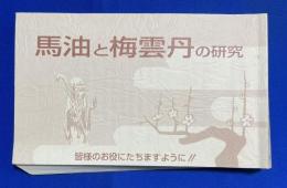 馬油と梅雲丹の研究