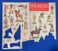 SOLDIERS　Punch-out Figures Ready to Assemble　「兵士： 組み立て式のパンチアウトフィギュア」