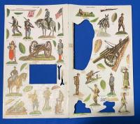 SOLDIERS　Punch-out Figures Ready to Assemble　「兵士： 組み立て式のパンチアウトフィギュア」