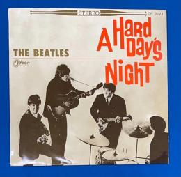  LPレコード　ビートルズ　THE BEATLES　/ A HARD DAY'S NIGHT   赤盤 日本盤