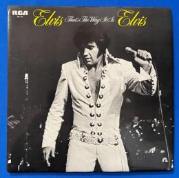 Pレコード　ELVIS PRESLEY / That's The Way It Is   この胸のときめきを　MGM映画「エルヴィス・オン・ステージ」 主題歌集