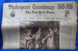 Shakespeare Tercentenary :1616-1916 The New York Times March 26.1916