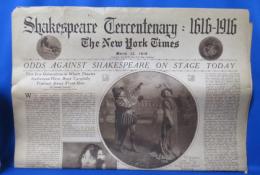 Shakespeare Tercentenary :1616-1916 The New York Times March 12.1916