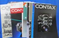 CONTAX・PENTAX カメラパンフレット・カタログ・博物館パンフ・カメラシステム価格一覧表・チラシなど45点ほど