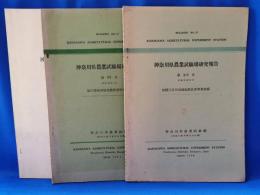 神奈川県農業試験場　研究報告　95・97・106号