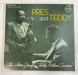LESTER YOUNG / TEDDY WILSON 「Pres And Teddy」　ヴァーヴ不滅のジャズ・シリーズ　LPレコード　