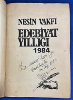 トルコ語　『NES〓N VAKFI EDEB〓YAT YILLIGI 84』 ネシン財団文学年 84 年