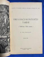 トルコ語　『URFA HACLI KONTLU〓U TAR〓H〓　(1098-1118)』 ウルファ・ハクリ郡の歴史
(1098-1118)