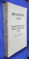 トルコ語　『DEVLET〓〓L〓K 〓LKES〓　ve T〓rkiye Cumhuriyetinin Birinci Sanayi Plan〓 1933』　統計原則 トルキエ共和国の第一次産業計画 1933