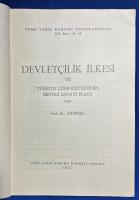 トルコ語　『DEVLET〓〓L〓K 〓LKES〓　ve T〓rkiye Cumhuriyetinin Birinci Sanayi Plan〓 1933』　統計原則 トルキエ共和国の第一次産業計画 1933