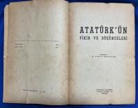 トルコ語　『ATATURK UN FIKIR VE D〓〓〓NCELER〓　 Ikinci Bas〓m』　アタチュルクのアイデアと考え　第2版