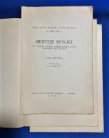 トルコ語　『MENTESE BEYL〓〓〓 1315 INCI ASIRDA GARBI K〓〓〓K ASYA TAR〓H〓NE A〓T TETK〓K』 オスター小アジアの歴史における 1315 世紀のメンテス首長の調査