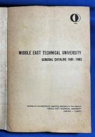 洋書　『MIDDLE EAST TECHNICAL UNIVERSITY　GENERAL CATALOG 1981-1983』　中東工科大学総合カタログ 1981-1983
