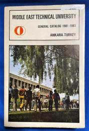 洋書　『MIDDLE EAST TECHNICAL UNIVERSITY　GENERAL　CATALOG 1981-1983』　中東工科大学総合カタログ 1981-1983