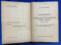 トルコ語　『KEMAL〓ZMDE VE KEMAL〓ZM SONRASINDA T〓RK KADINI (1919-1970)』　ケマリズムとケマリズム以後のトルコ女性　(1919-1970)