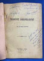 トルコ語　『TERB〓YE SOSYOLOJ〓S〓』 社会学を終える