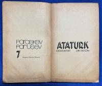 トルコ語　『ATATURK DEMOKRAT D〓KTAT〓R 』 アタテュルク 民主党独裁者