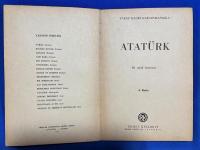トルコ語　『ATAT〓RK　- Bir tahlil denemesi -
4. Bask〓』　アタチュルク ‐分析実験‐第4版