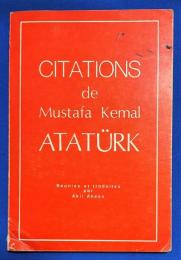 トルコ語　『CITATIONS de Mustafa Kemal ATAT〓RK』 ムスタファ・ケマル・アタチュルクの引用