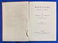 洋書　『NIETZSCHE　His Life and Works』　ニーチェ　彼の生涯と作品