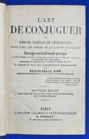 フランス語　『L'ART DE CONJUGUER OU SIMPLES MOD〓LES DE CONJUGAISONS』 活用の技術、またはフランス語のすべての動詞の活用の単純なモデル