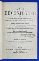 フランス語　『L'ART DE CONJUGUER OU SIMPLES MOD〓LES DE CONJUGAISONS』 活用の技術、またはフランス語のすべての動詞の活用の単純なモデル