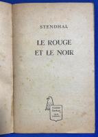 フランス語　『LE ROUGE ET LE NOIR』 赤と黒　