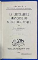 フランス語　『LA LITT〓RATURE FRAN〓AISE DU SI〓CLEROMANTIQUE』 ロマン派の世紀のフランス文学