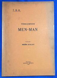 トルコ語　『T〓RK〓EM〓ZDE　MEN-MAN』　男性 - トルコ語で男性