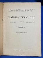 トルコ語　『FARSCA GRAMER〓　I. GRAMER ve MET〓NLER』　ペルシア語の文法  I 文法とテキスト