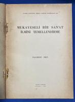 トルコ語　『MUKAYESEL〓 B〓R SAN'AT 〓LM〓N〓 TEMELLEND〓RME』　比較芸術科学の基礎